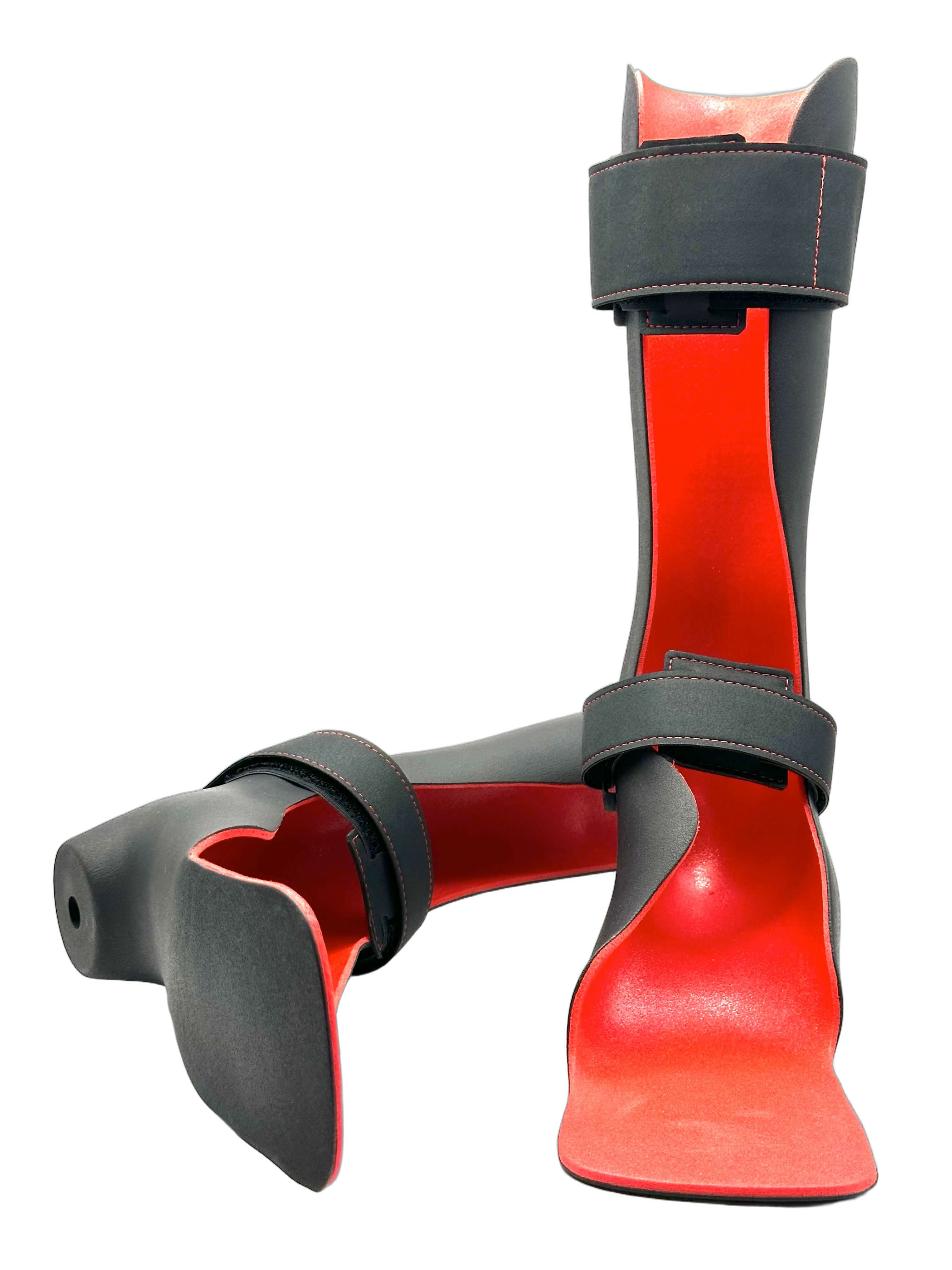 Pair of 3D printed ankle-foot orthoses